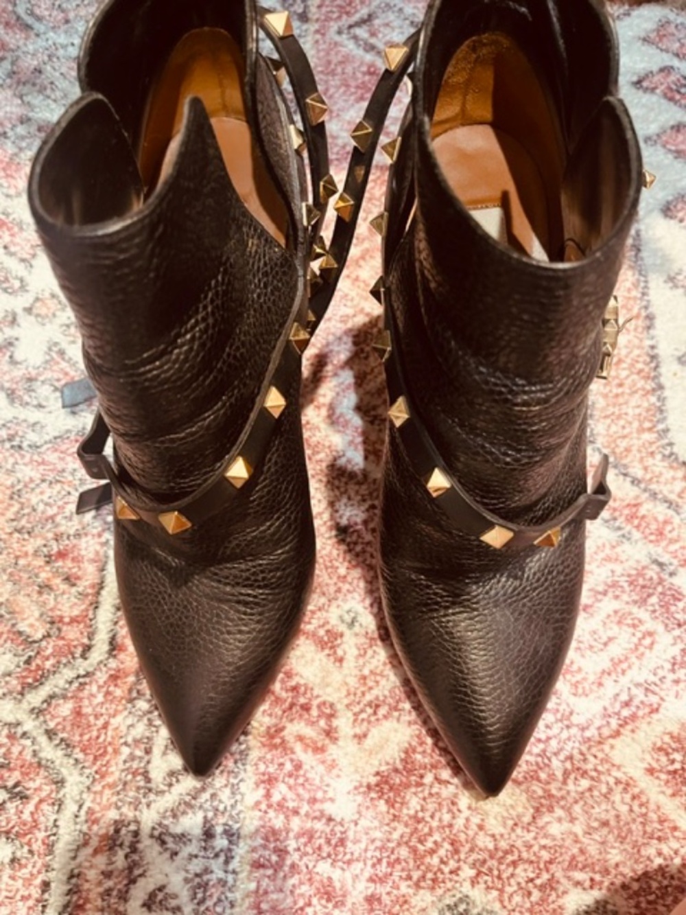 Valentino Rockstud Ankle Boots